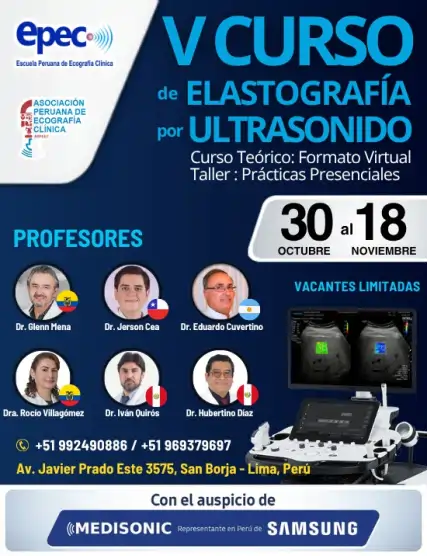  V CURSO DE ELASTOGRAFÍA POR ULTRASONIDO